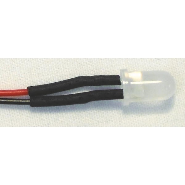 Ekl 5 mm 12V LED with 10 in. Leads, Red, 10PK 12VLED-5-R - main